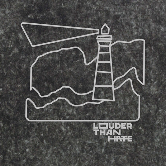 LOUDER THAN HATE Shirt Acid black inkl. Spende